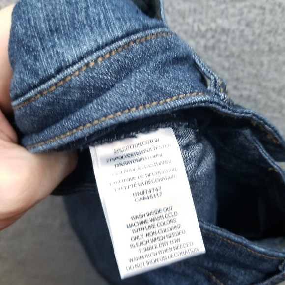 Natural Reflections Women's 4 Blue Bootcut Jeans 32.5" 30.75" 8.5" - Picture 11 of 11